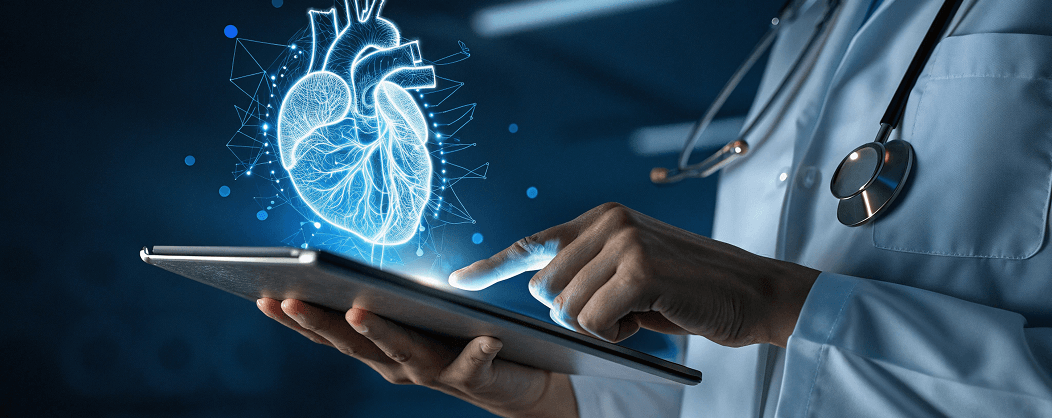 Medical professionals performing cardiac procedure